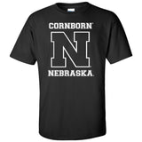 Nebraska Cornhuskers Football "CornBorn N Nebraska" Tee Shirt