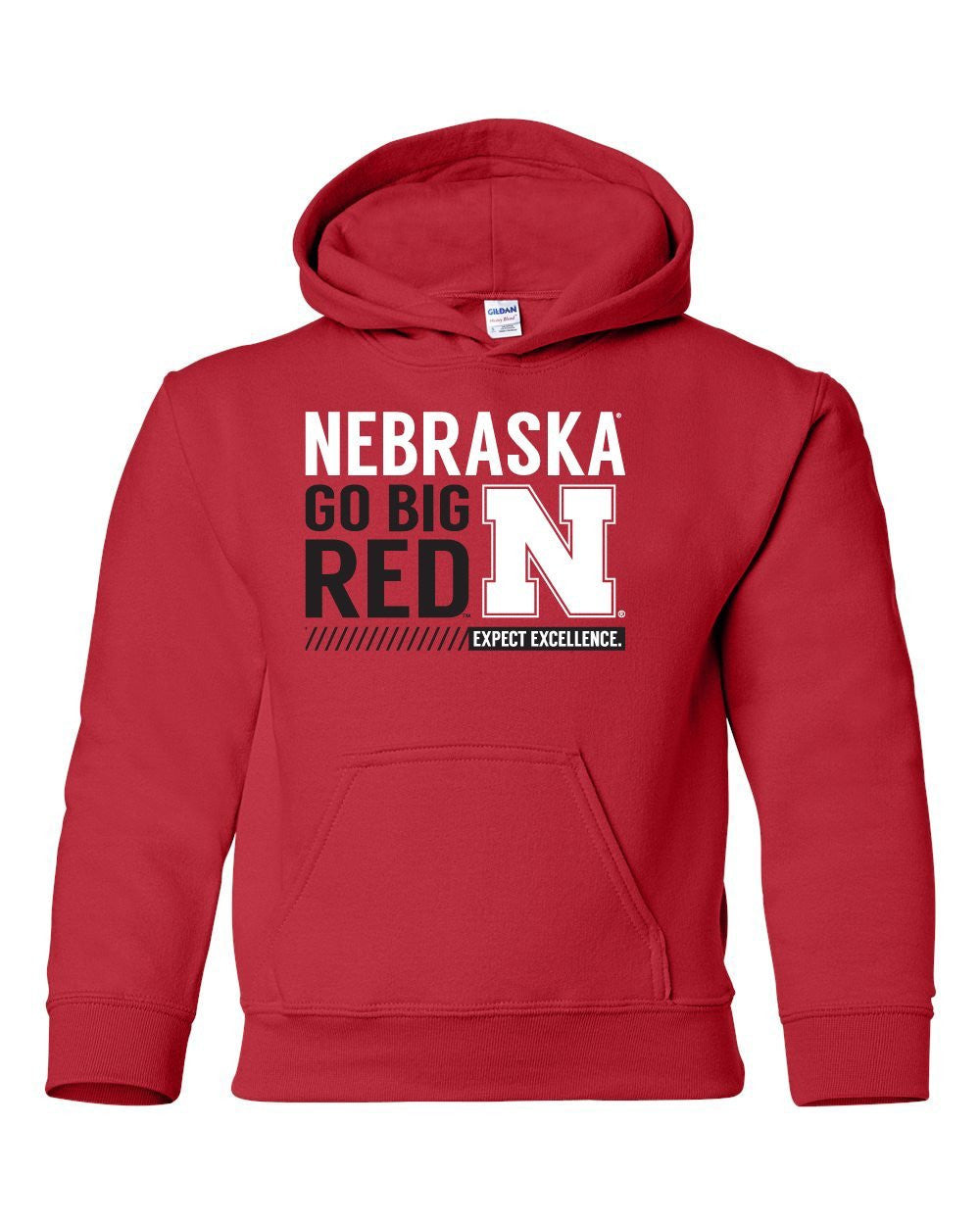 Nebraska Cornhuskers "Expect Excellence" Youth Hooded Sweatshirt