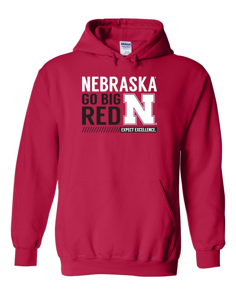 Nebraska Cornhuskers "Expect Excellence" Hooded Sweatshirt