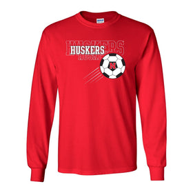 Nebraska Huskers Soccer Long Sleeve Tee Shirt