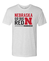 Nebraska "Expect Excellence" Premium Tri-Blend Tee Shirt