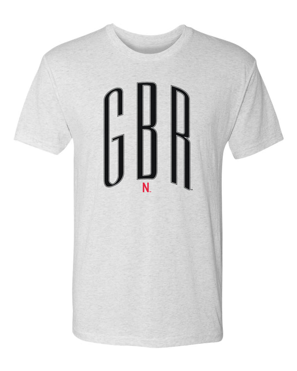 Nebraska Huskers Premium Tri-Blend Tee Shirt - Black GBR