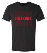 Nebraska Huskers Premium Tri-Blend Tee Shirt - Huskers Times 5