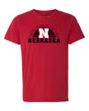 Nebraska Huskers Premium Tri-Blend Tee Shirt - No Place Like Nebraska