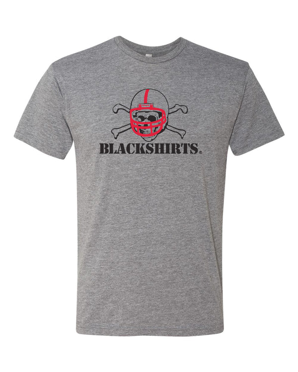 Nebraska Huskers Tee Shirt Premium Tri-Blend - Blackshirts Logo