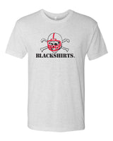 Nebraska Huskers Tee Shirt Premium Tri-Blend - Blackshirts Logo