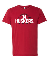 Nebraska Huskers Premium Tri-Blend Tee Shirt - University of Nebraska Huskers N