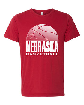 Nebraska Huskers Premium Tri-Blend Tee Shirt - Nebraska Basketball