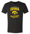 Iowa Hawkeyes Premium Tri-Blend Tee Shirt - The University Of Iowa Script Hawkeyes