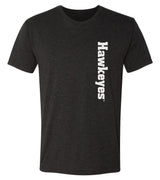 Iowa Hawkeyes Premium Tri-Blend Tee Shirt - Vertical Offset Hawkeyes