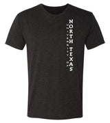 North Texas Mean Green Premium Tri-Blend Tee Shirt - Vert University of North Texas