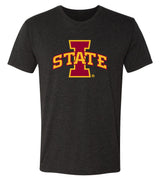 Iowa State Cyclones Premium Tri-Blend Tee Shirt - ISU I-STATE Logo