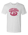 Iowa State Cyclones Premium Tri-Blend Tee Shirt - Cy The ISU Cyclones Mascot Swirl