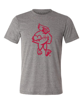 Iowa State Cyclones Premium Tri-Blend Tee Shirt - Mascot Cy Full Body