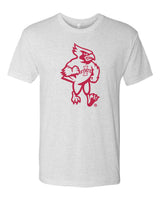 Iowa State Cyclones Premium Tri-Blend Tee Shirt - Mascot Cy Full Body