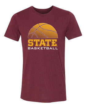 Iowa State Cyclones Premium Tri-Blend Tee Shirt - ISU Basketball