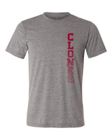 Iowa State Cyclones Premium Tri-Blend Tee Shirt - Vertical Clones Fade