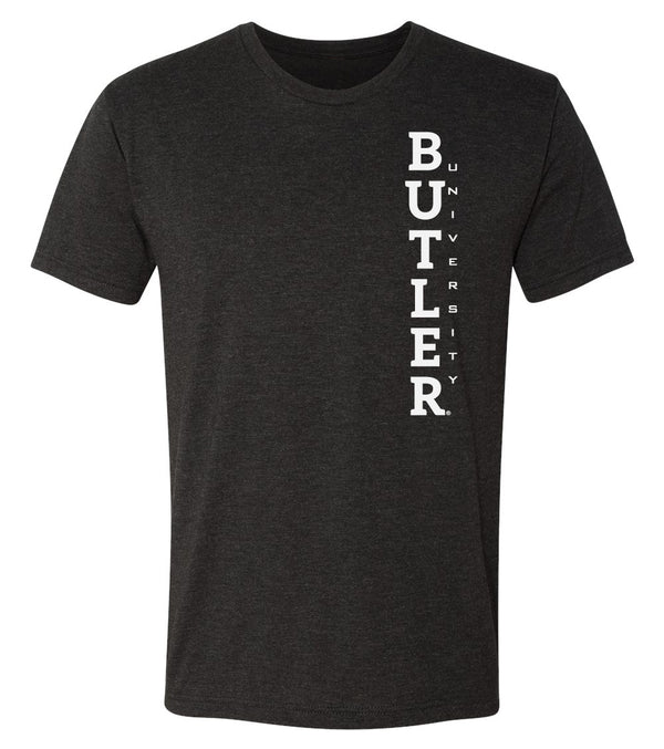 Butler Bulldogs Premium Tri-Blend Tee Shirt - Vertical Butler University