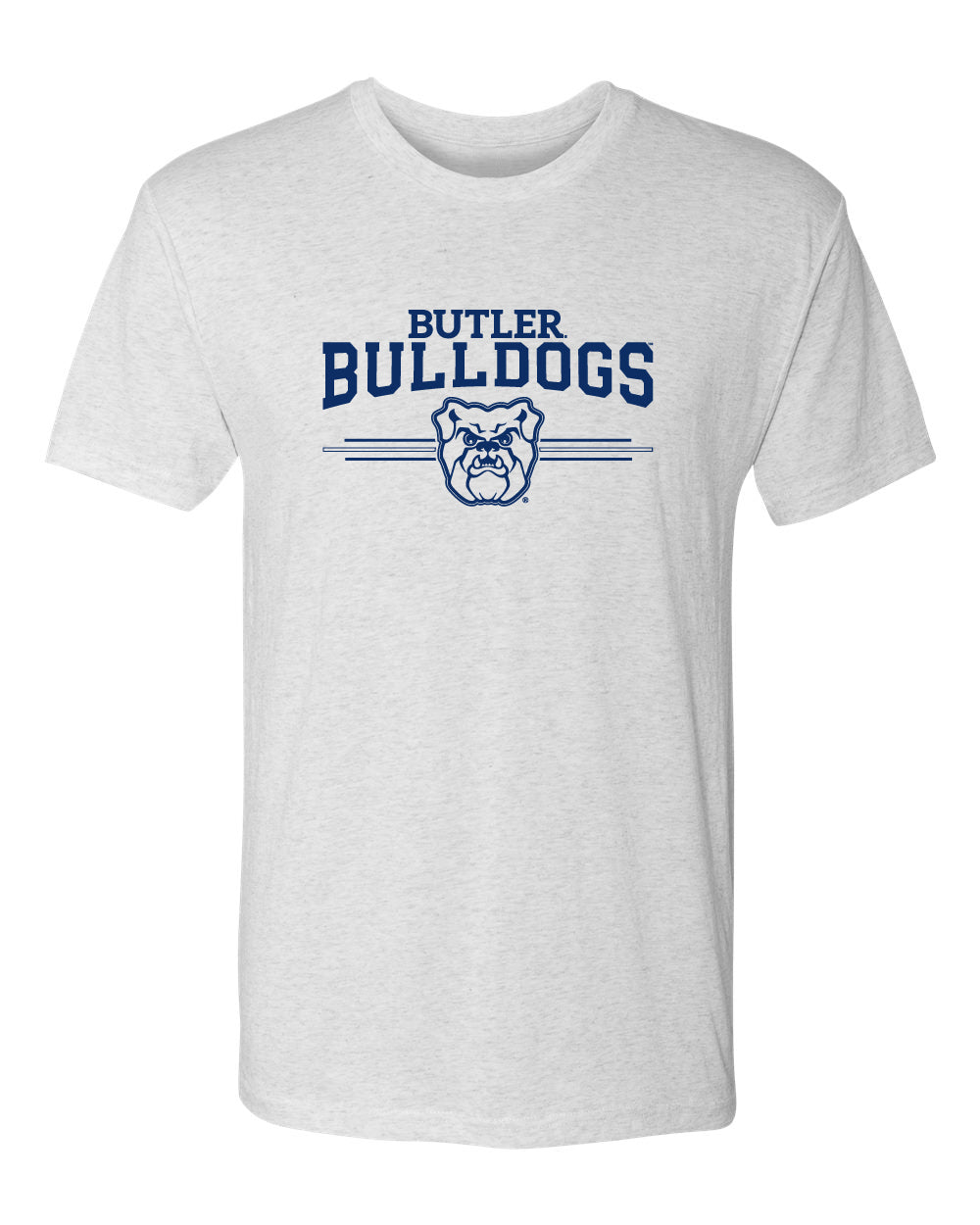 Butler Bulldogs Premium Tri-Blend Tee Shirt - Bulldogs 3 Stripe Primary Logo