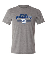 Butler Bulldogs Premium Tri-Blend Tee Shirt - Bulldogs 3 Stripe Primary Logo