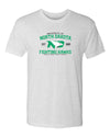 North Dakota Fighting Hawks Premium Tri-Blend Tee Shirt - North Dakota Arch Primary Logo