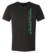 North Dakota Fighting Hawks Premium Tri-Blend Tee Shirt - Vertical University of North Dakota