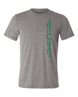 North Dakota Fighting Hawks Premium Tri-Blend Tee Shirt - Vertical University of North Dakota