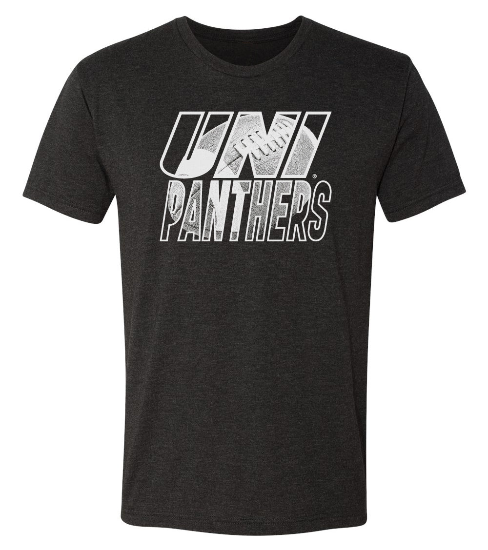 Northern Iowa Panthers Premium Tri-Blend Tee Shirt - UNI Panthers Football Image