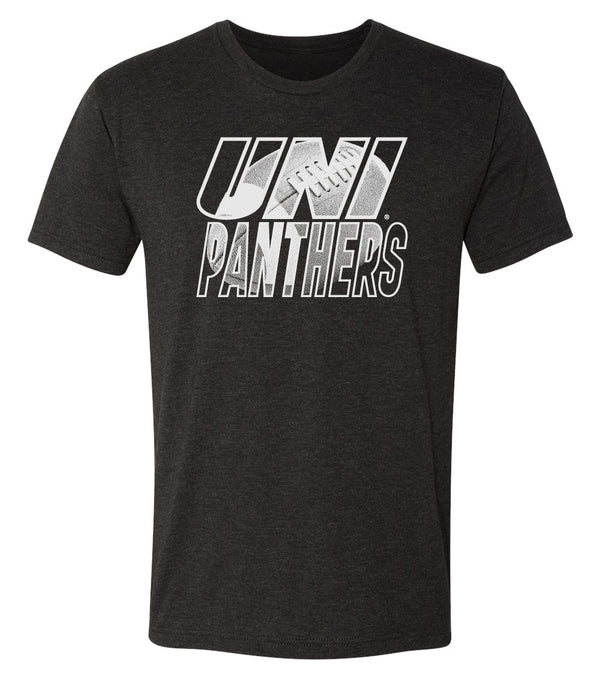 Northern Iowa Panthers Premium Tri-Blend Tee Shirt - UNI Panthers Football Image