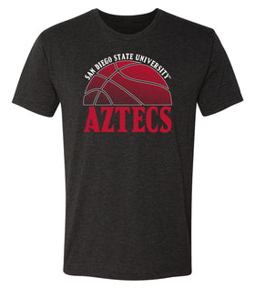 San Diego State Aztecs Premium Tri-Blend Tee Shirt - SDSU Basketball