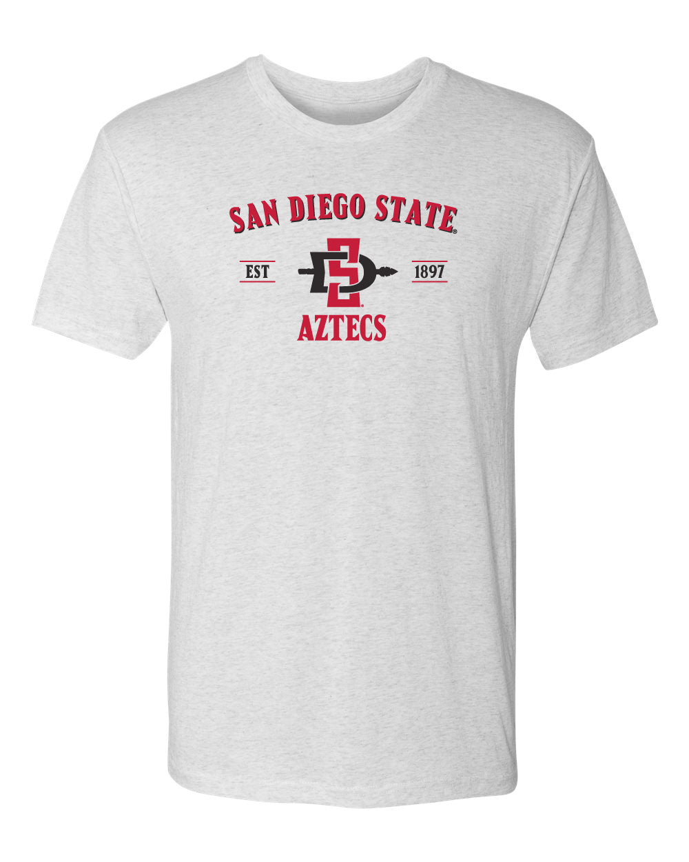 San Diego State Aztecs Premium Tri-Blend Tee Shirt - SDSU Primary Logo