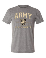 Army Black Knights Premium Tri-Blend Tee Shirt - Army Arch Primary Logo