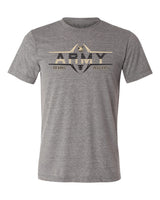 Army Black Knights Premium Tri-Blend Tee Shirt - Army Football Laces