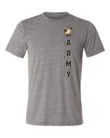 Army Black Knights Premium Tri-Blend Tee Shirt - Vertical United States Military Academy