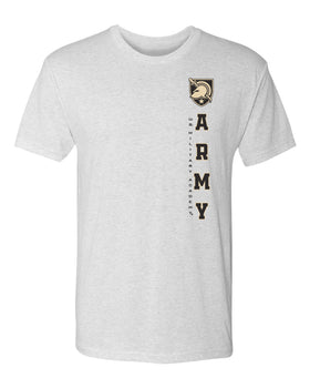 Army Black Knights Premium Tri-Blend Tee Shirt - Vertical United States Military Academy