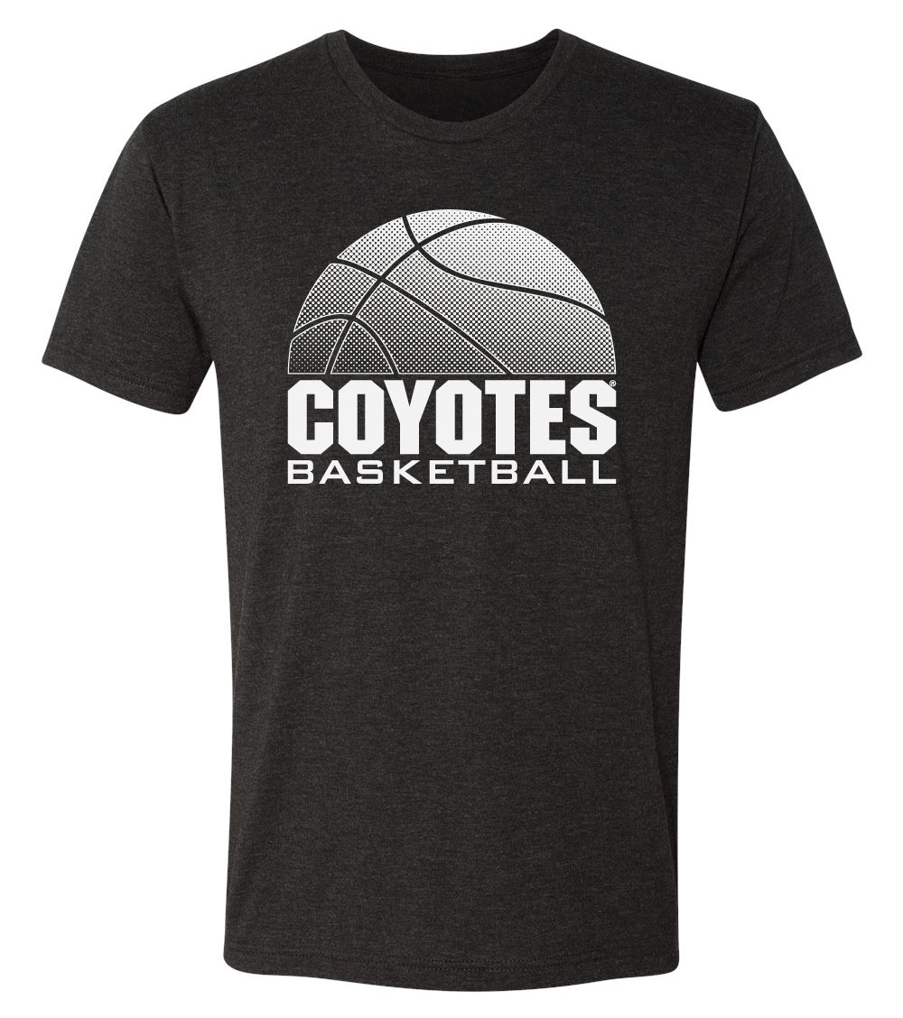 South Dakota Coyotes Premium Tri-Blend Tee Shirt - Coyotes Basketball