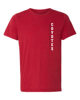 South Dakota Coyotes Premium Tri-Blend Tee Shirt - Vertical USD Coyotes