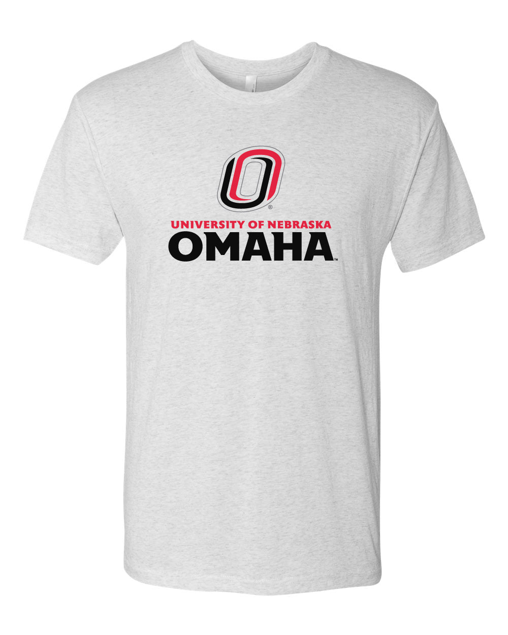 Omaha Mavericks Premium Tri-Blend Tee Shirt - University of Nebraska Omaha with Primary Logo on White