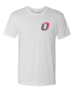 Omaha Mavericks Premium Tri-Blend Tee Shirt - Trademarked O Logo - UNO Mavs