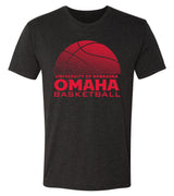 Omaha Mavericks Premium Tri-Blend Tee Shirt - UNO Basketball