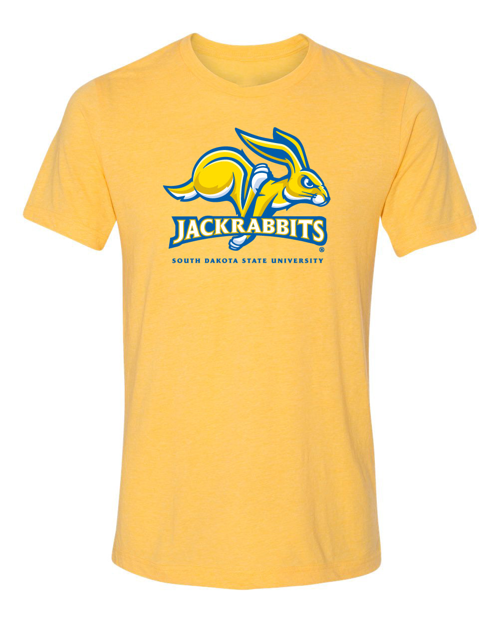 South Dakota State Jackrabbits Premium Tri-Blend Tee Shirt - SDSU Jackrabbits Primary Logo