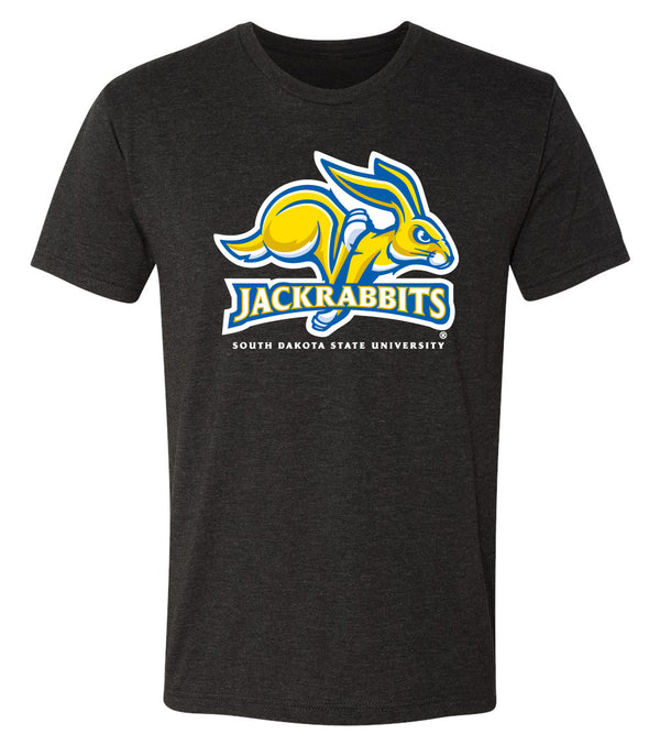 South Dakota State Jackrabbits Premium Tri-Blend Tee Shirt - SDSU Jackrabbits Primary Logo