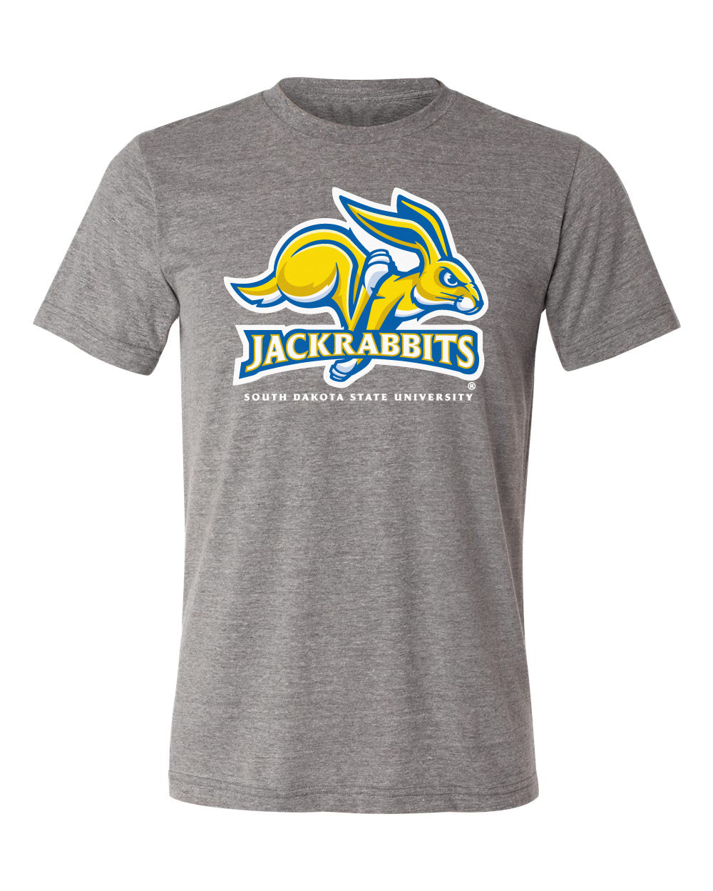 South Dakota State Jackrabbits Premium Tri-Blend Tee Shirt - SDSU Jackrabbits Primary Logo