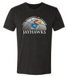 Kansas Jayhawks Premium Tri-Blend Tee Shirt - Kansas Basketball Primary Logo