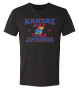 Kansas Jayhawks Premium Tri-Blend Tee Shirt - Rock Chalk Jayhawks