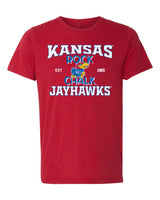 Kansas Jayhawks Premium Tri-Blend Tee Shirt - Rock Chalk Jayhawks