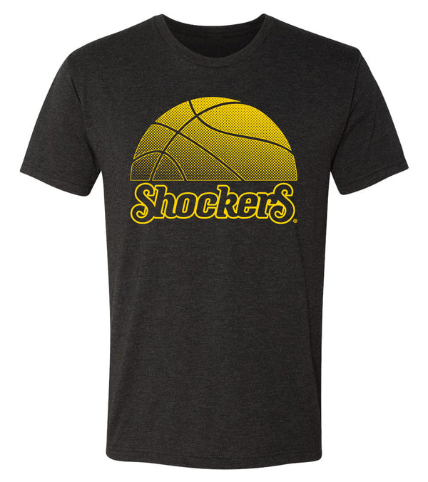 Wichita State Shockers Premium Tri-Blend Tee Shirt - WSU Shockers Basketball