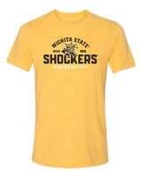 Wichita State Shockers Premium Tri-Blend Tee Shirt - Arc Wichita State Shockers