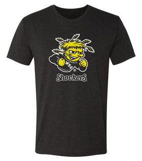 Wichita State Shockers Premium Tri-Blend Tee Shirt - Wu Shock Shockers