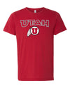 Utah Utes Premium Tri-Blend Tee Shirt - Circle & Feather Logo